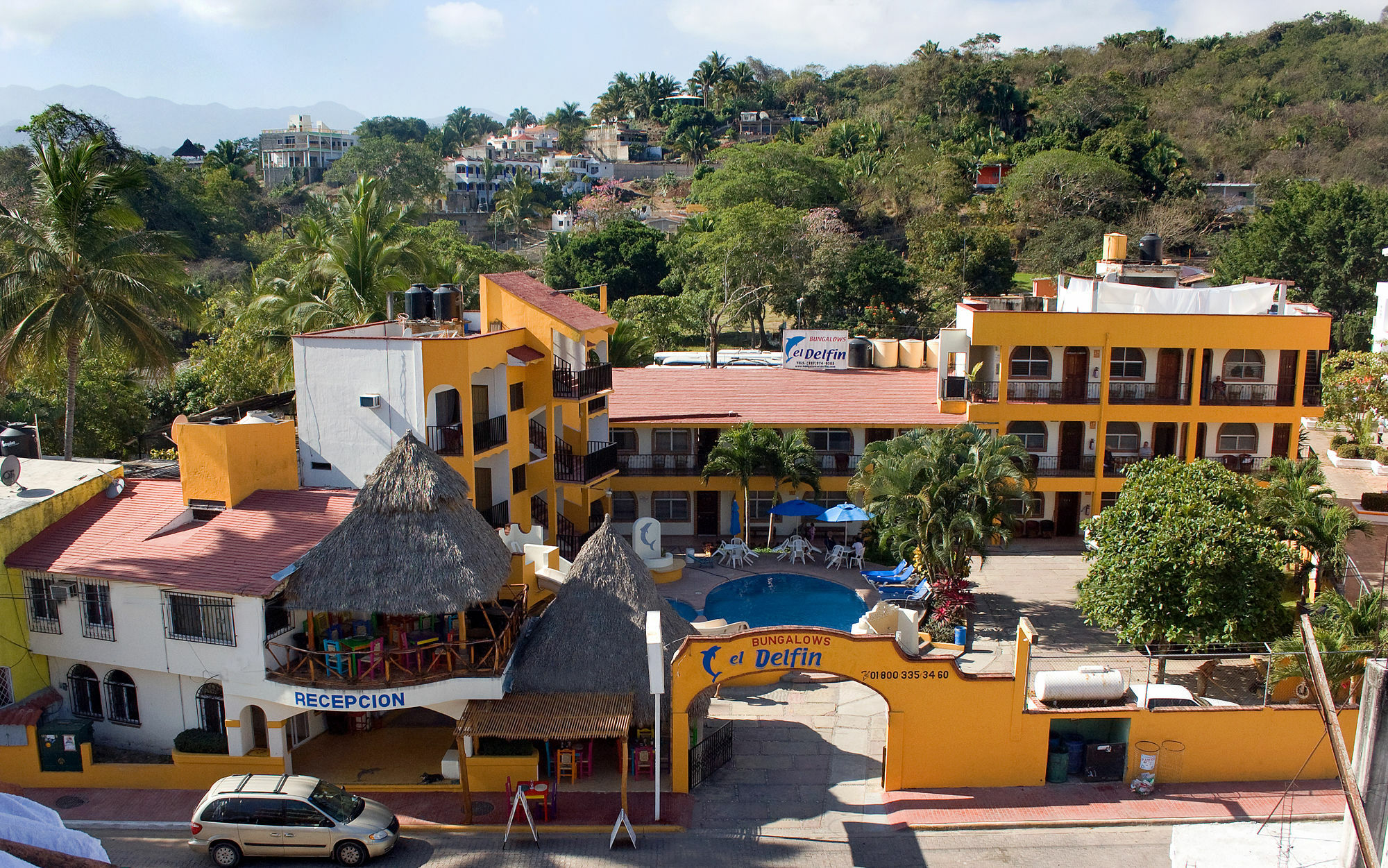 רינקון דה גוויאביטוס Bungalows El Delfin מראה חיצוני תמונה
